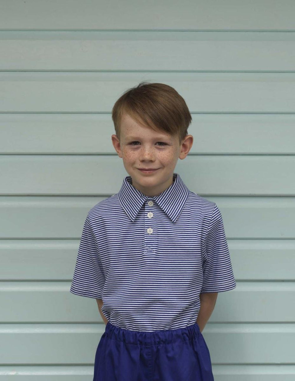 Striped Jersey Polo - Polo