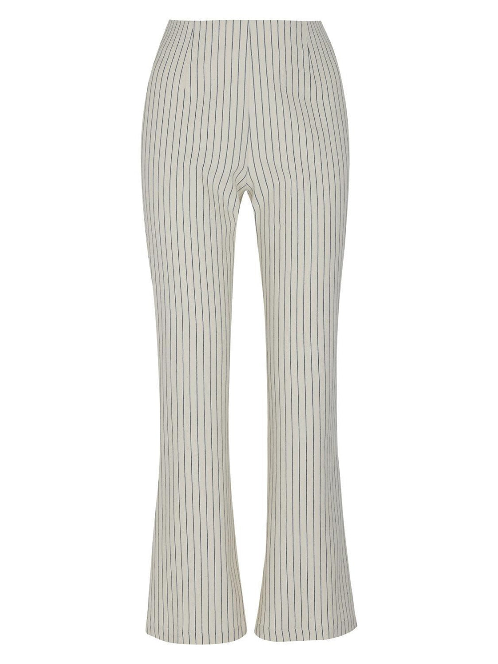 Striped Wide-Leg Pants - Multi-colored - Trouser