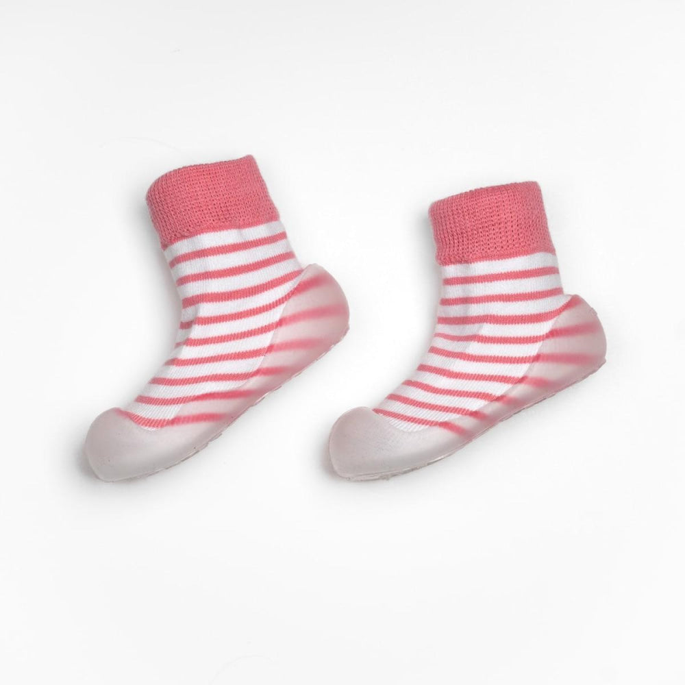 Stripey SlipKix - Pink Stripes - Shoes