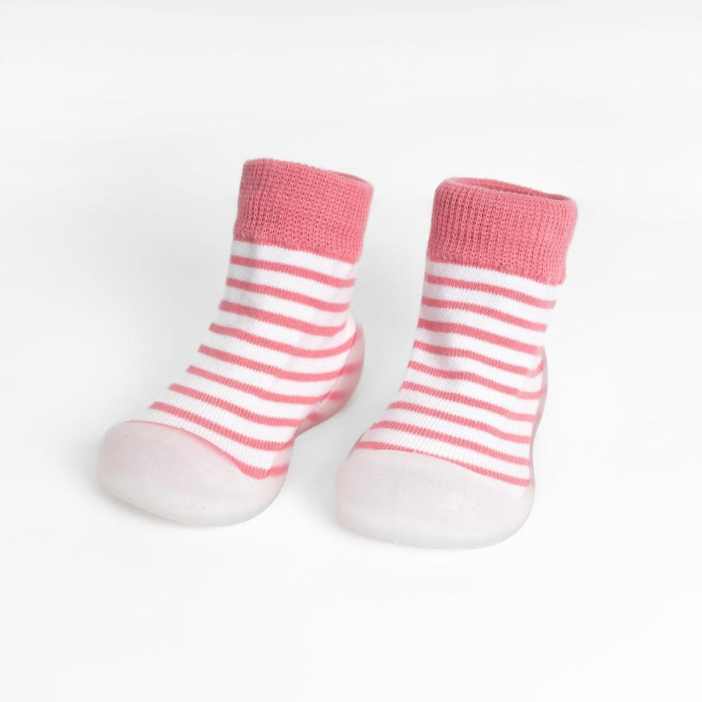 Stripey SlipKix - Pink Stripes - Shoes
