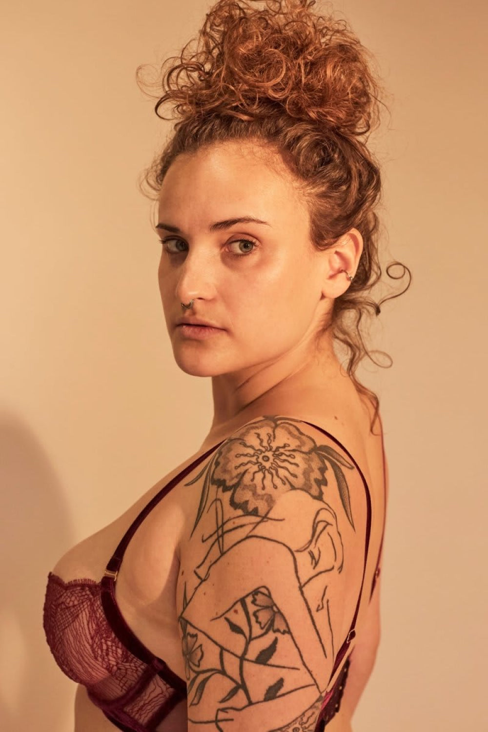 Stronger Than You Think Demi Bra - Burgundy - Bra
