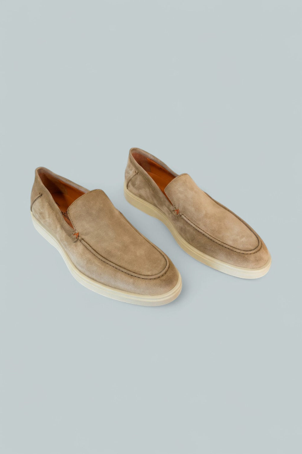 Suede Loafer - Brown - 9 1/2 UK - Loafers
