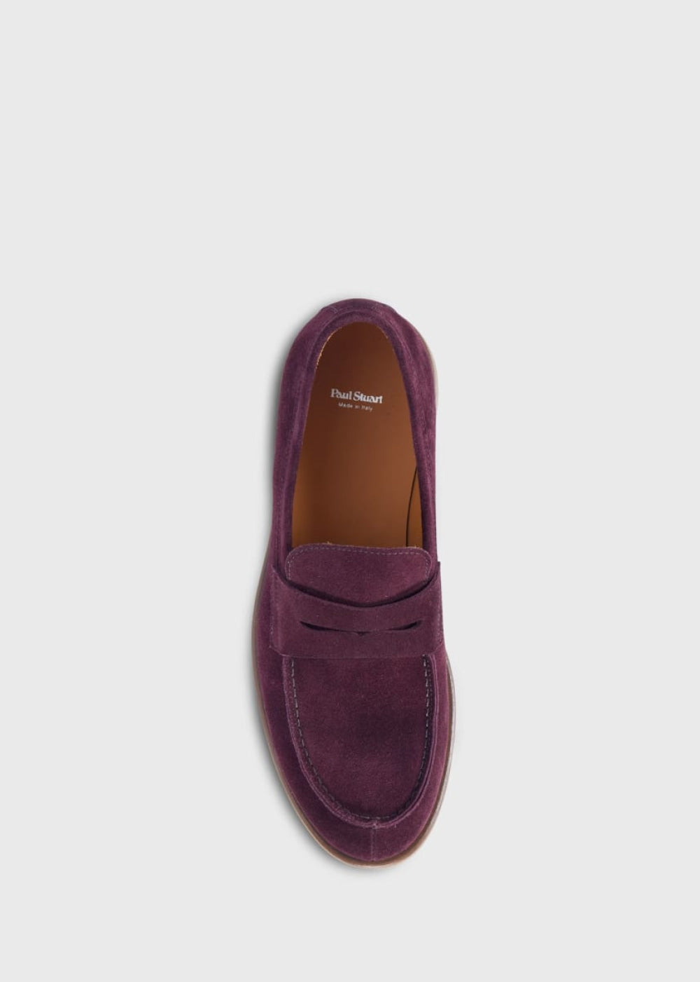 Suede Matthew Loafer - Berry - Loafers