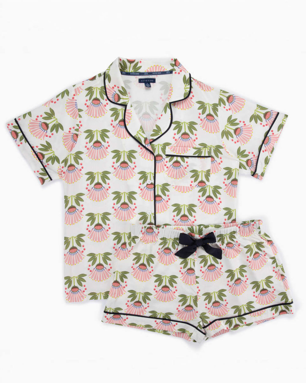 Summer Bouquet Pajama Shorts Set - Multi - Pajamas