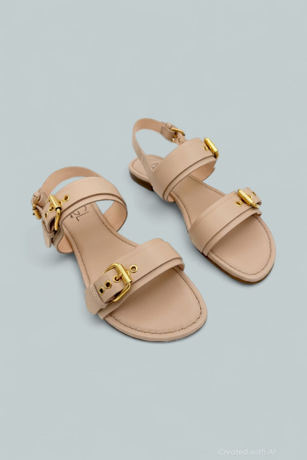 Summer Multi Buckled Sandals - Ghibli/Ghibli - EU 39.5 - Sandals