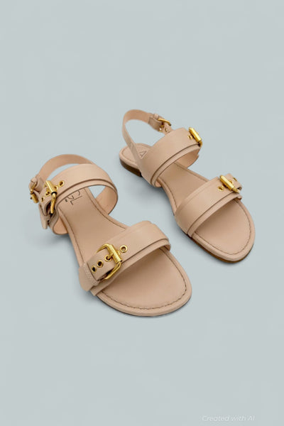 Summer Multi Buckled Sandals - Ghibli/Ghibli - EU 39.5 - Sandals