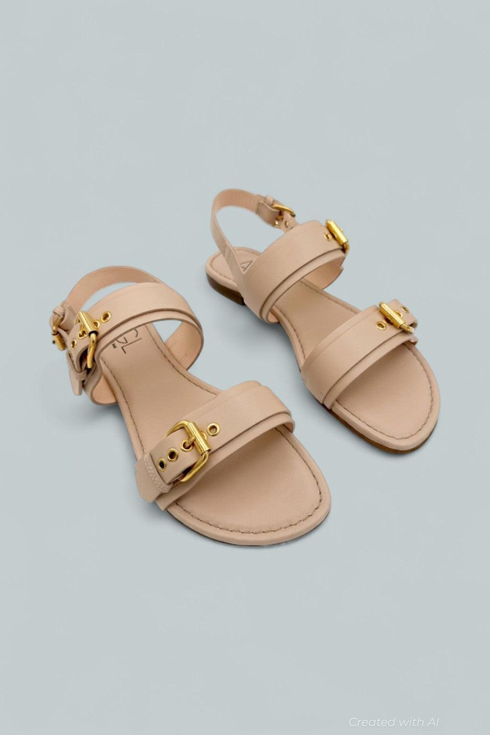 Summer Multi Buckled Sandals - Ghibli/Ghibli - EU 39.5 - Sandals