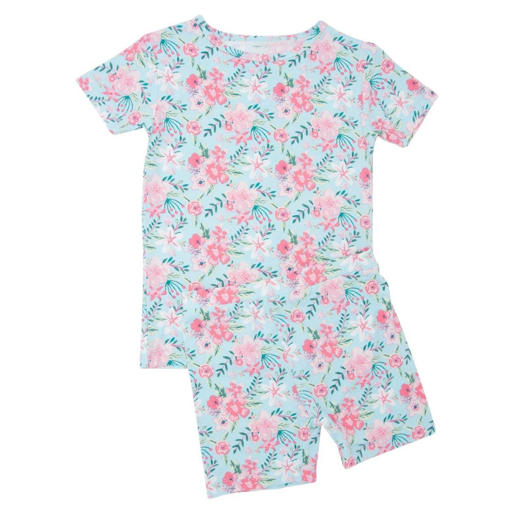 Summer PJ - Aqua Floral - Pajamas