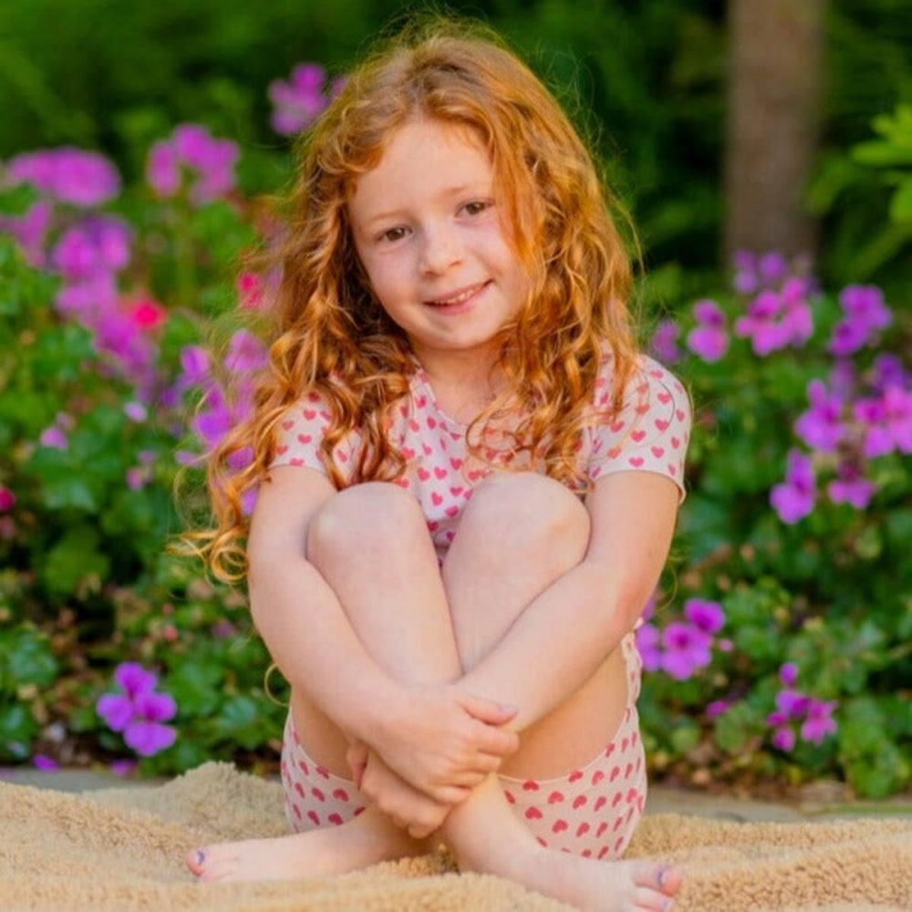Summer PJ - Pink Hearts - Pajamas