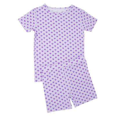 Summer PJ - Purple Hearts - Pajamas
