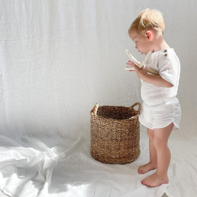 Sun Short - White - Shorts