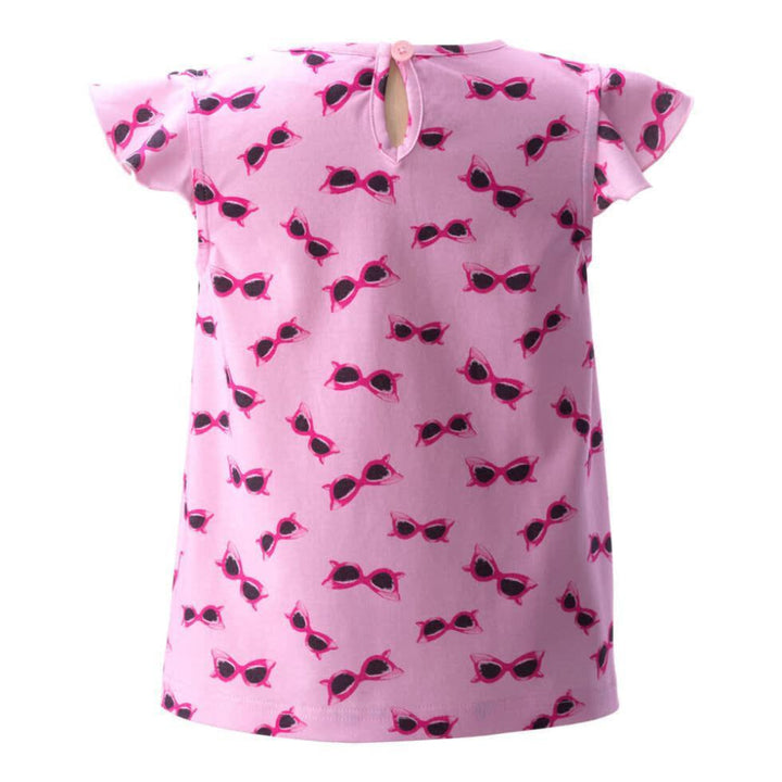 Sunglasses Ruffle Top - Shirt