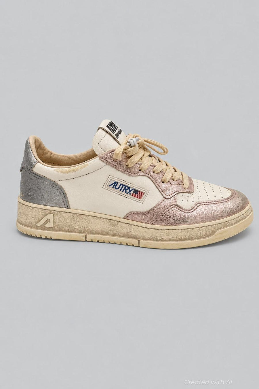 Sup Vintage Sneakers - Rose/Black - 10 - Sneaker