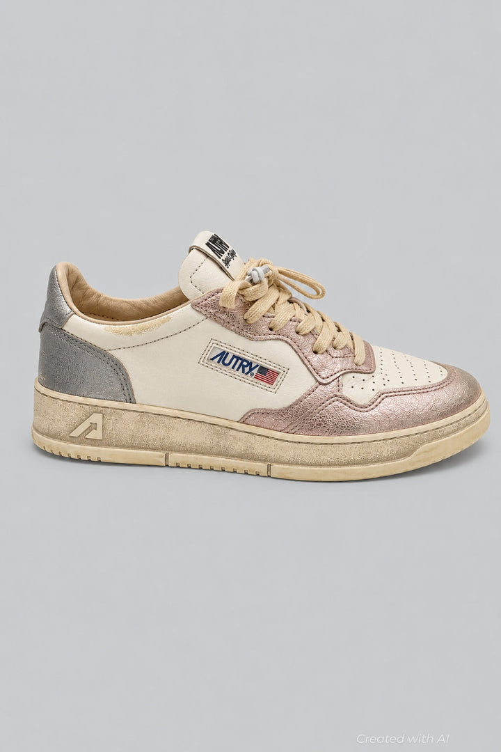 Sup Vintage Sneakers - Rose/Black - 10 - Sneaker