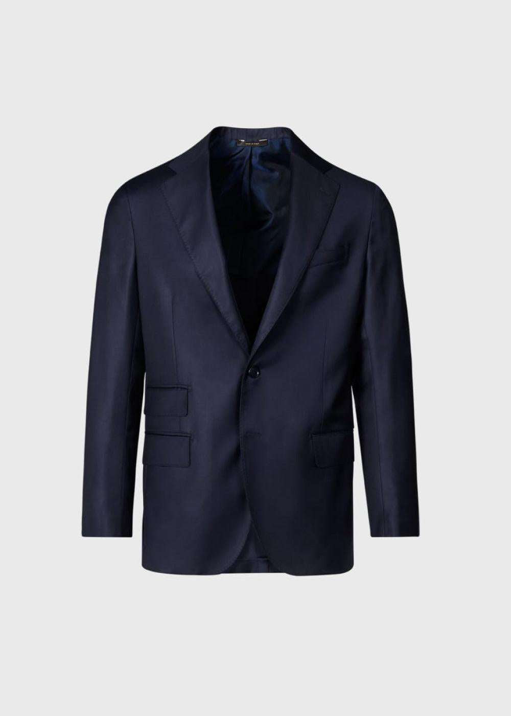 Super 110 Basic Soft Construction Suit - Navy - 46 - Suit