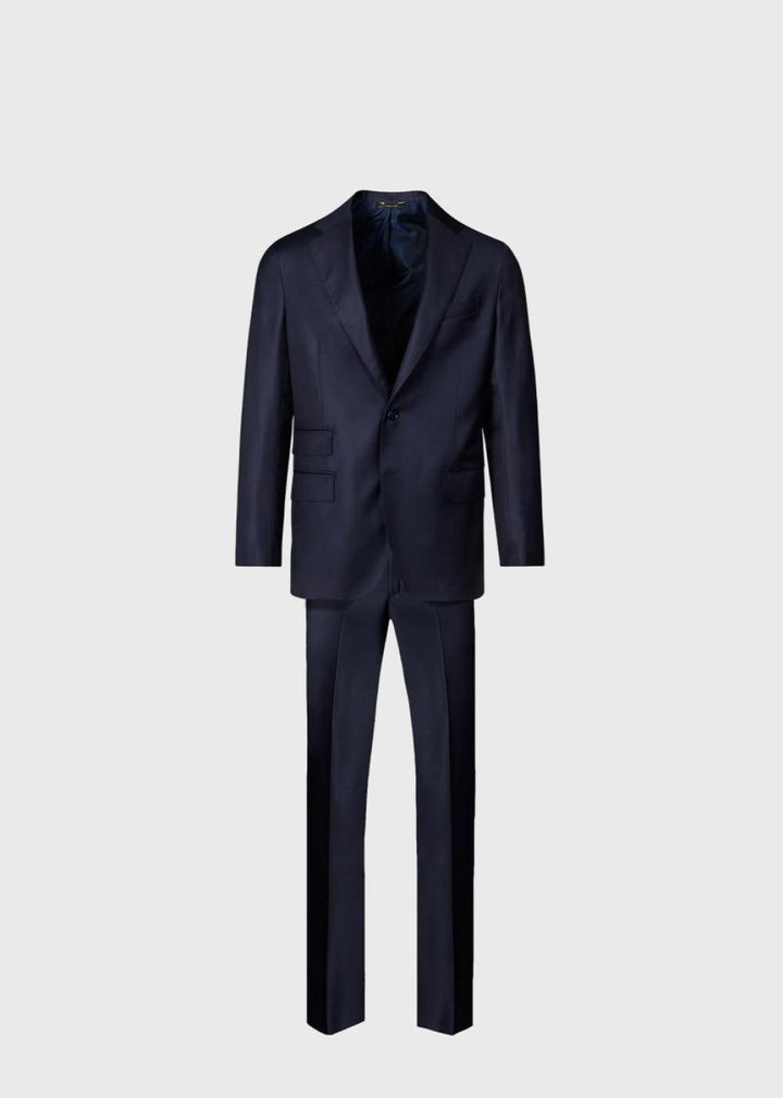 Super 110 Basic Soft Construction Suit - Navy - 46 - Suit