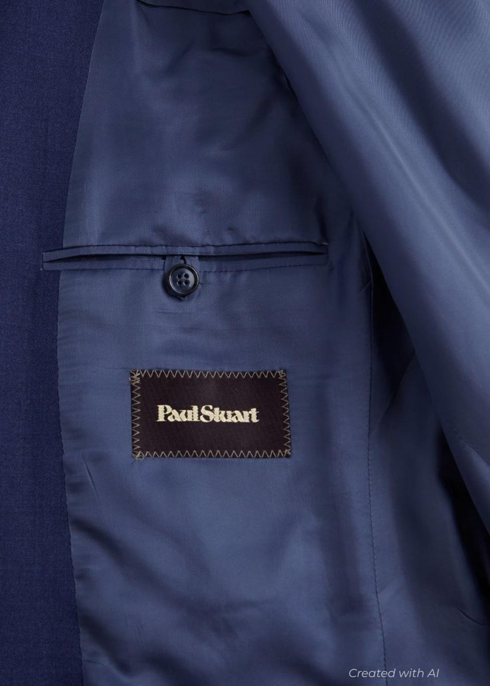 Super 110s Wool Paul Suit - Mid Blue - Suit