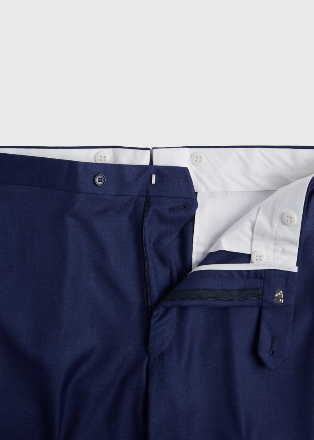 Super 110s Wool Paul Suit - Mid Blue - Suit