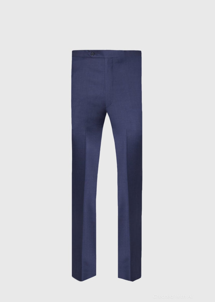 Super 110s Wool Paul Suit - Mid Blue - Suit
