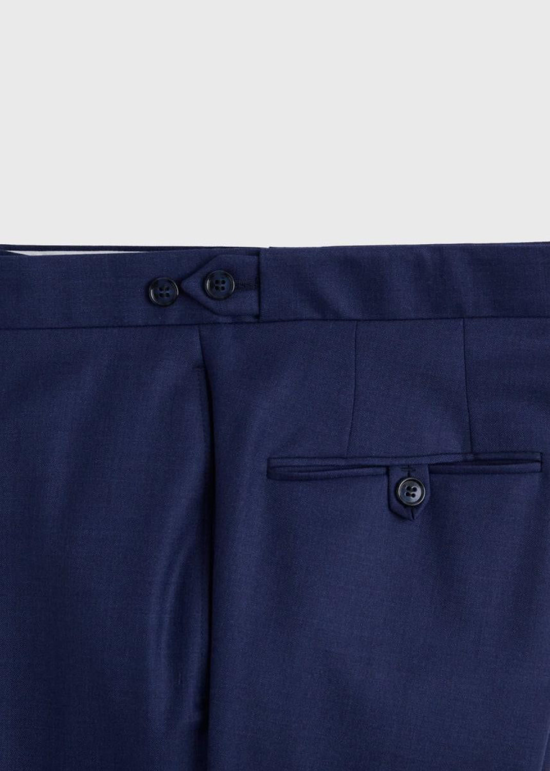 Super 110s Wool Paul Suit - Mid Blue - Suit