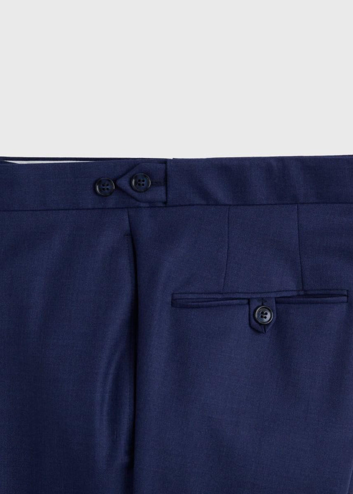Super 110s Wool Paul Suit - Mid Blue - Suit