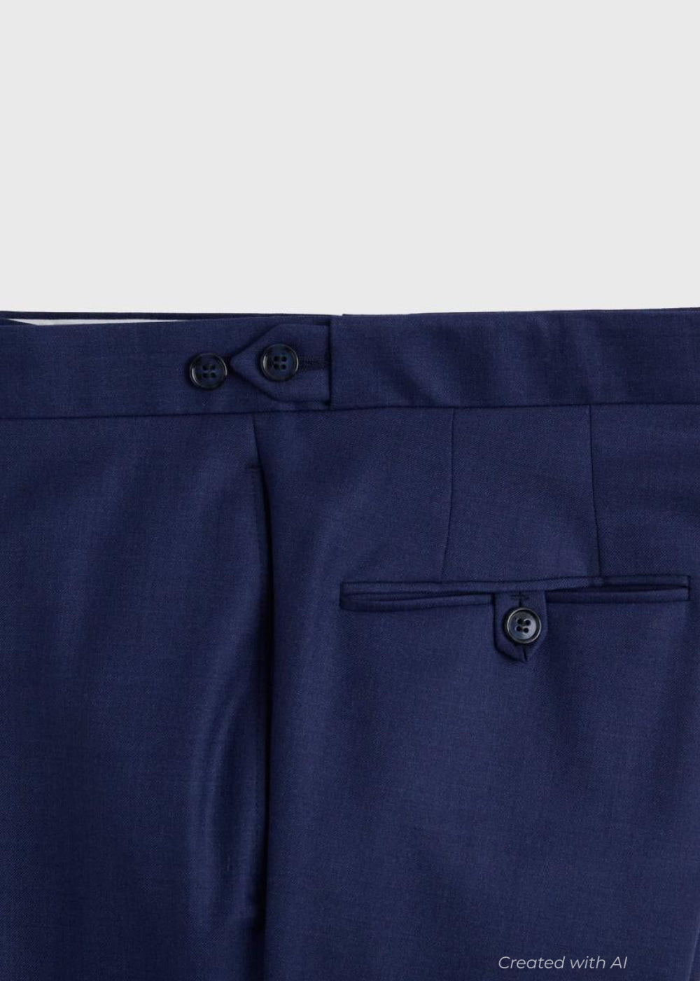 Super 110s Wool Paul Suit - Mid Blue - Suit