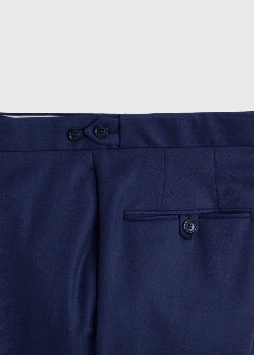 Super 110s Wool Paul Suit - Mid Blue - Suit