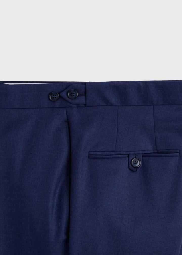 Super 110s Wool Paul Suit - Mid Blue - Suit