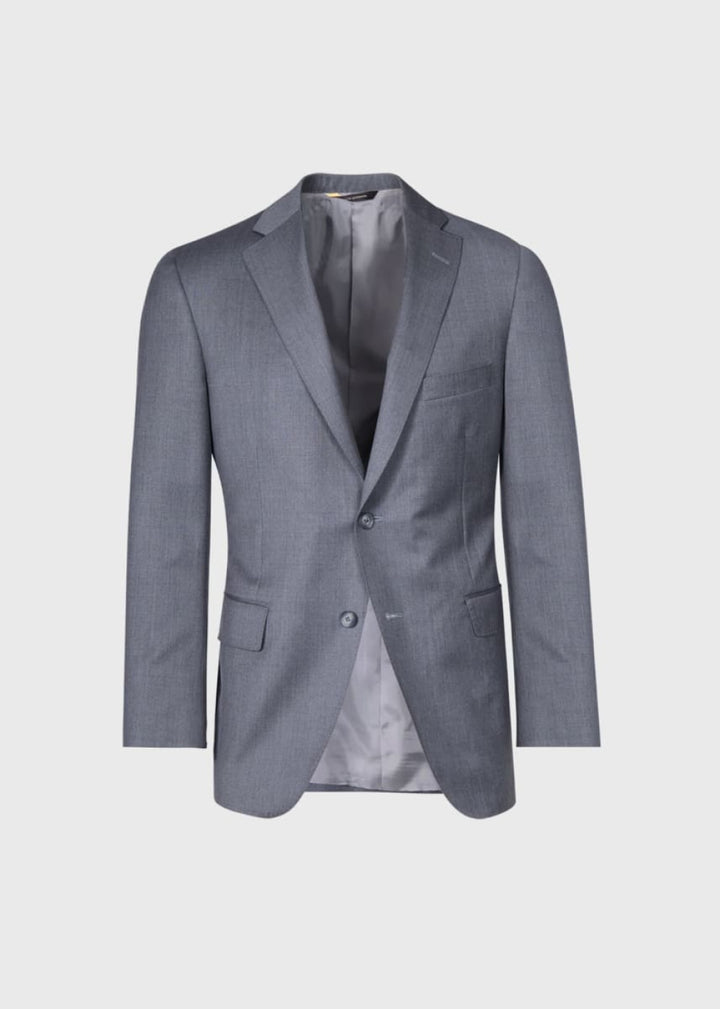 Super 110s Wool Paul Suit - Mid Grey - 42 (Short) - Suit
