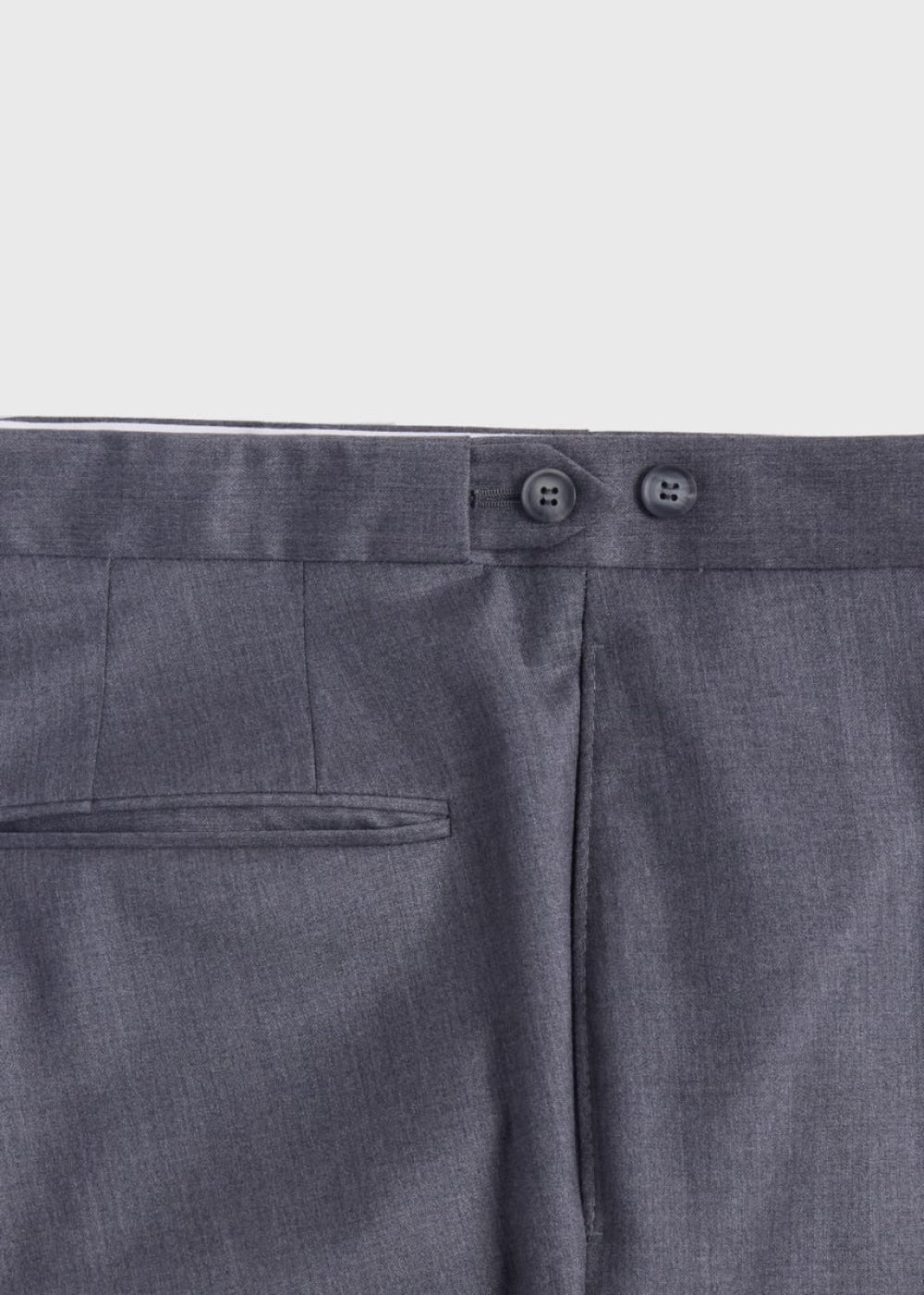 Super 110s Wool Paul Suit - Mid Grey - 42 (Short) - Suit