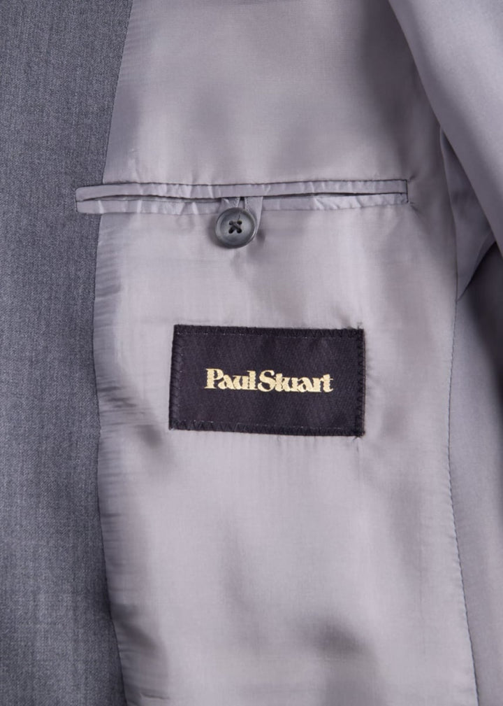 Super 110s Wool Paul Suit - Mid Grey - 42 (Short) - Suit