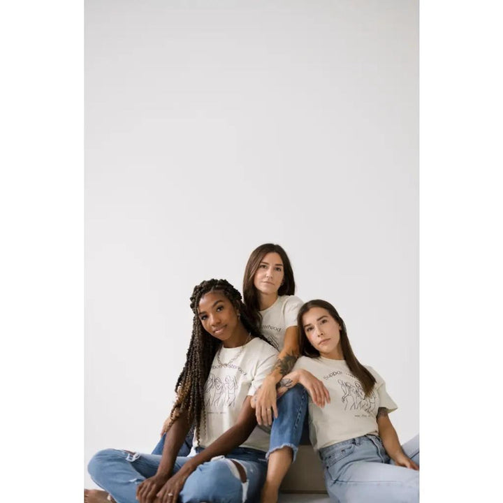 Support Sisterhood Relaxed Tee for Adults - t-shirt - baby