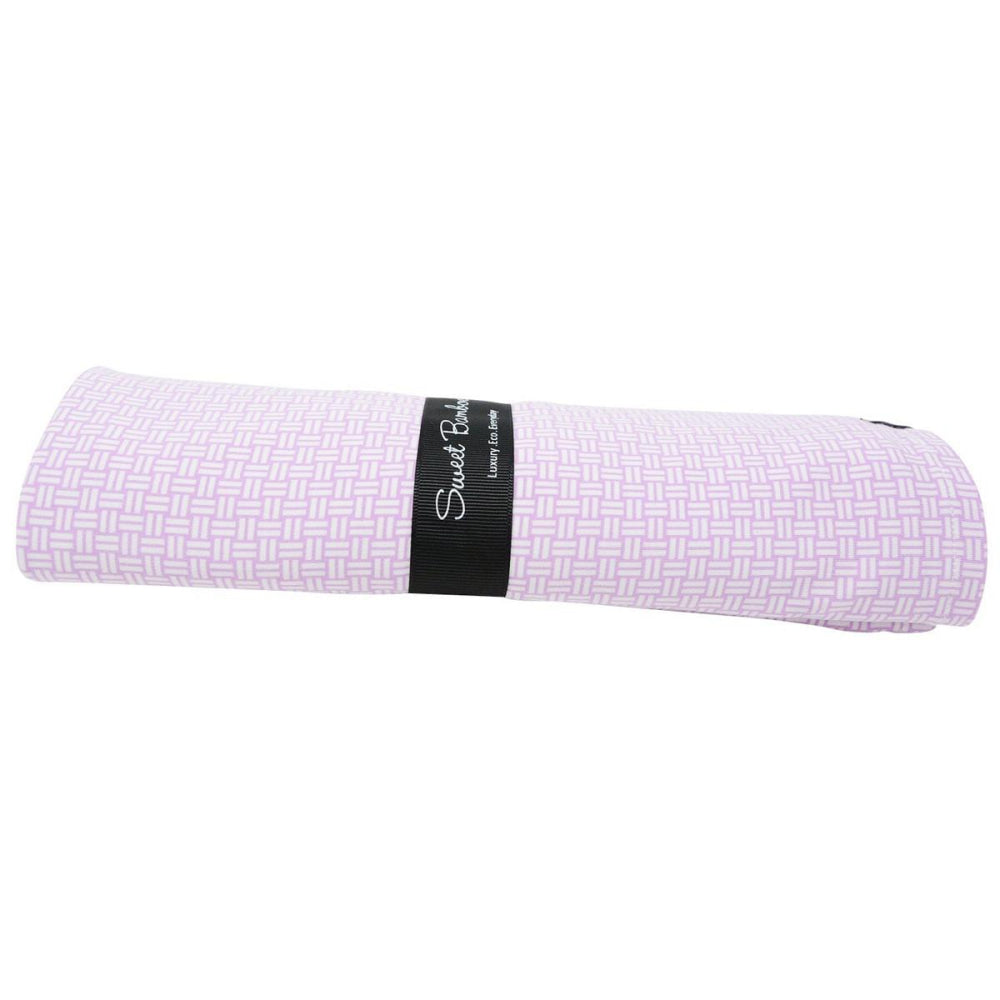 Swaddle - Purple Basketweave - OS - Blanket
