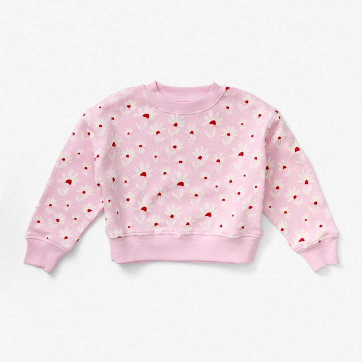 Sweatshirt - Flower Field Peony - Crewneck Sweatshirt