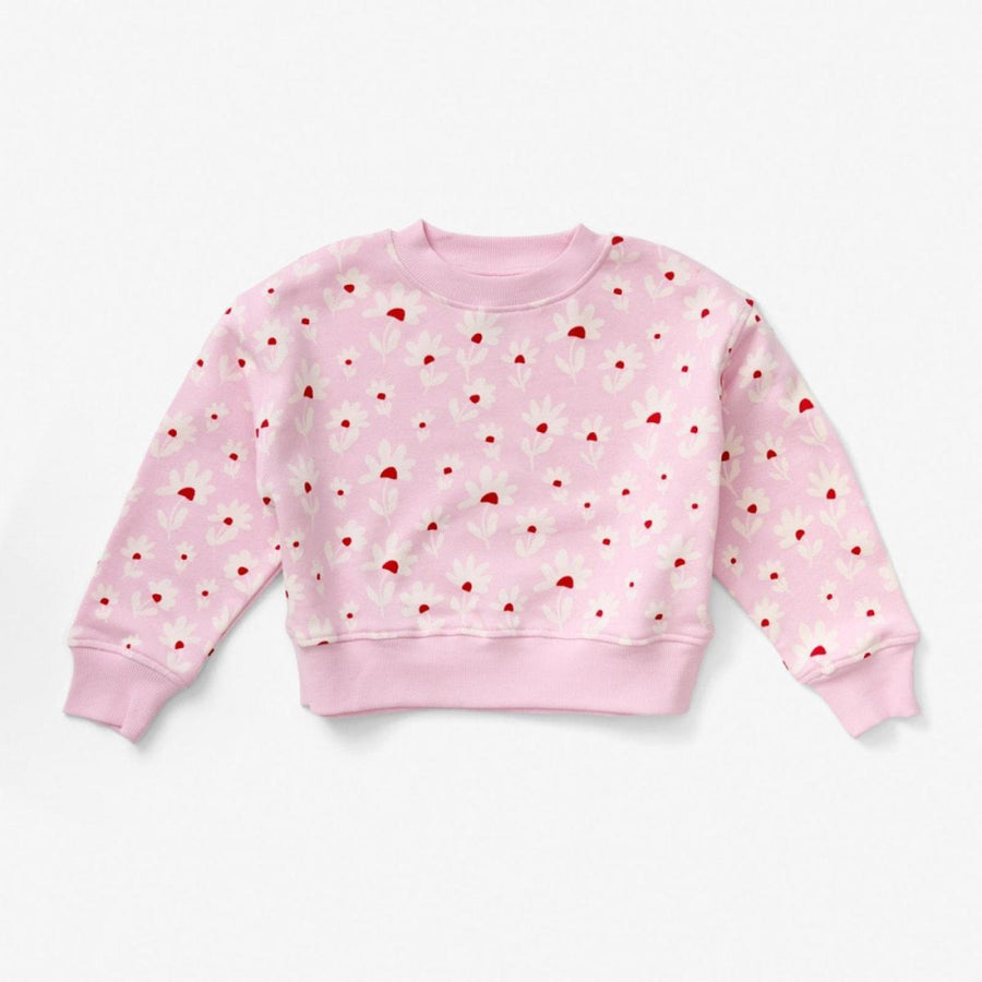 Sweatshirt - Flower Field Peony - Crewneck Sweatshirt