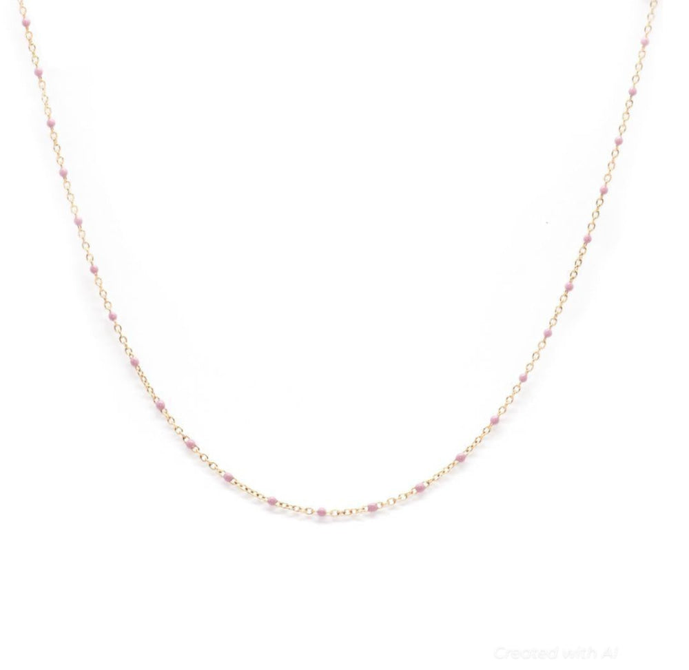 Sweet Dots - Pink - One Size - Necklace