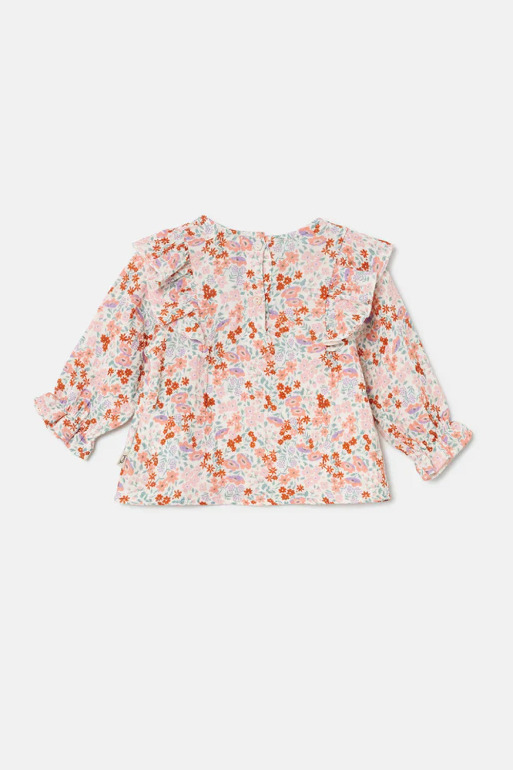 Sweet Floral Baby Blouse - Unique - 6M - Blouse