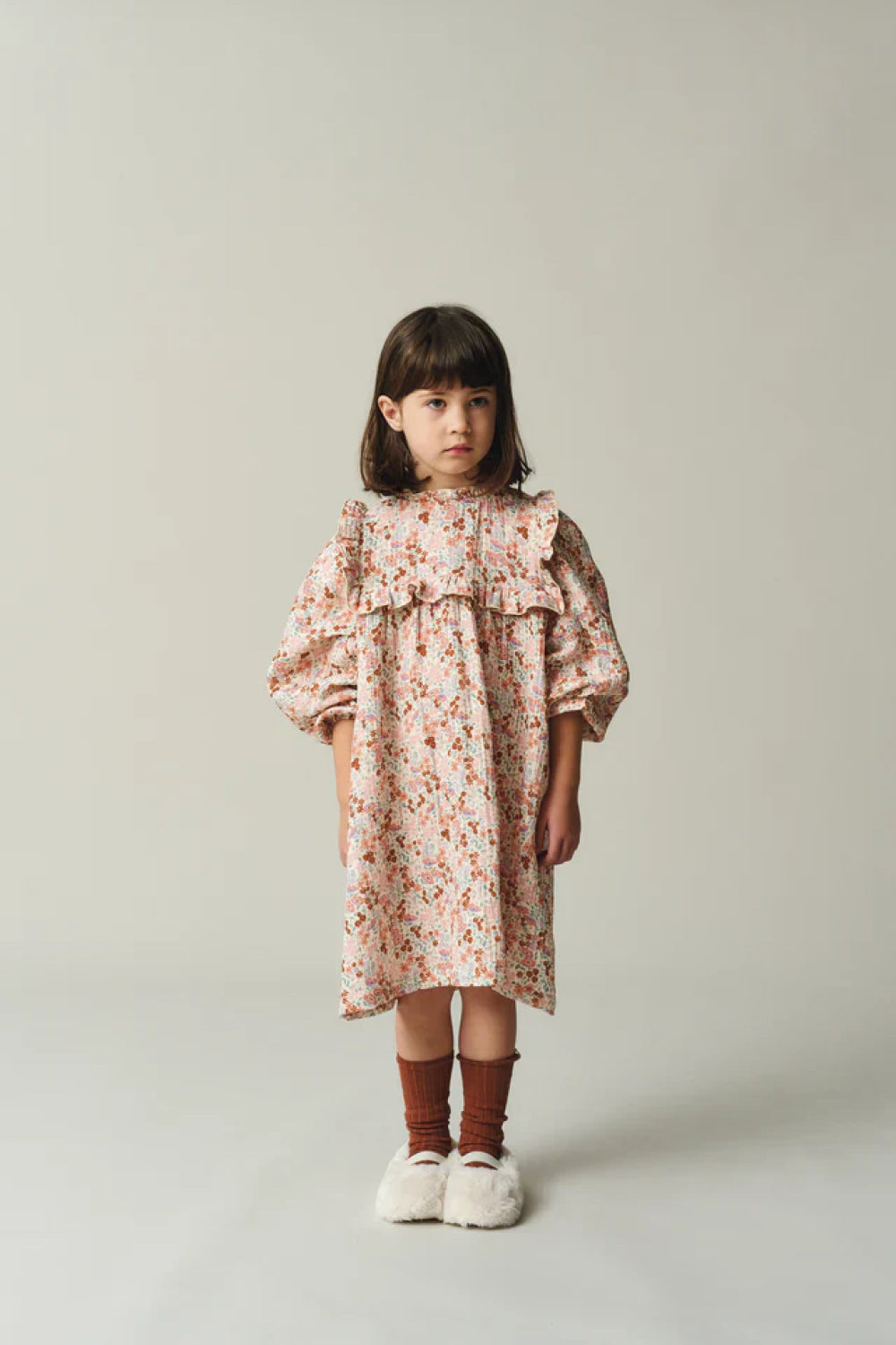 Sweet Floral Dress - Unique - 6Y - Dresses