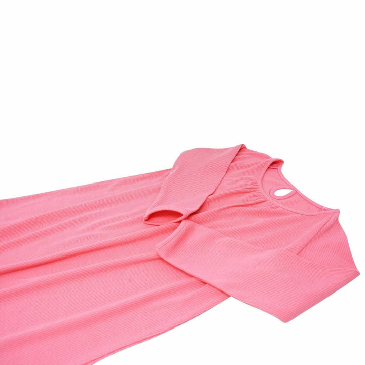 Sweetheart Dress - Geranium Pink Rib - Dresses
