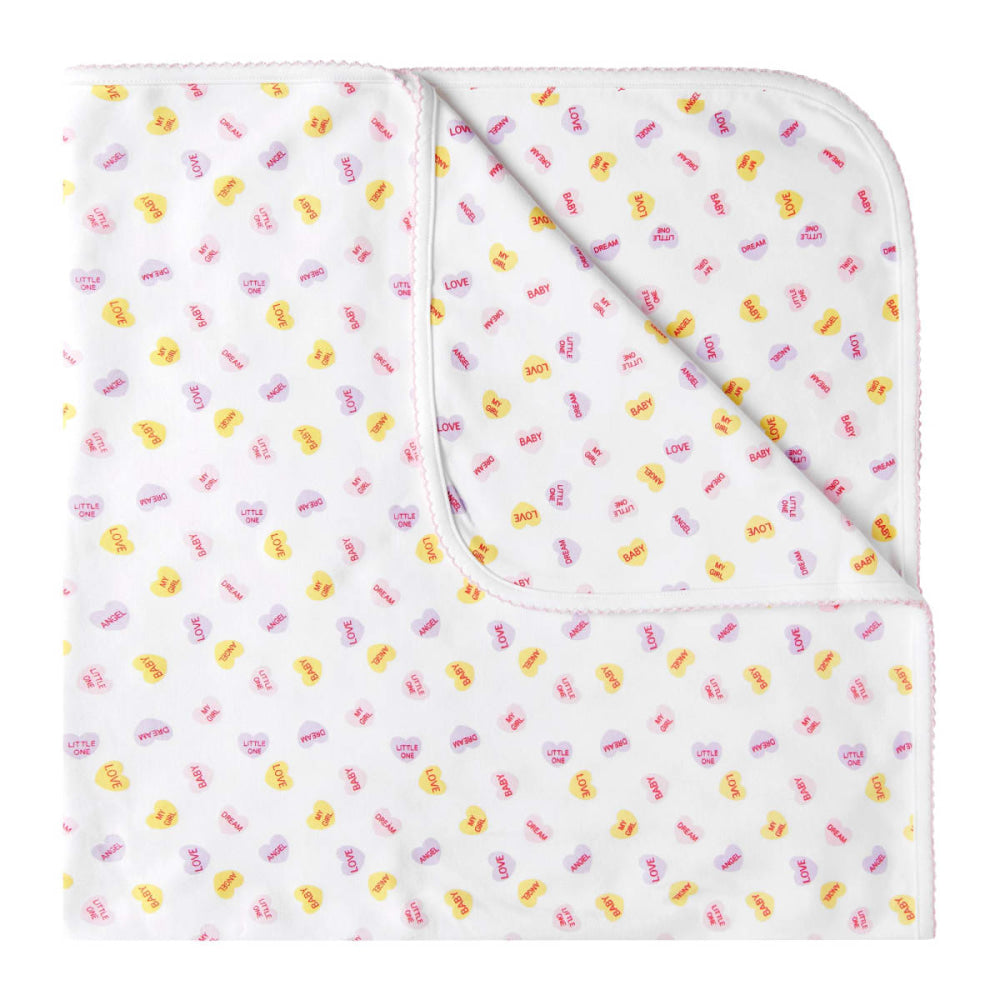 Sweetie Heart Babygro Blanket & Bib Gift Set - Footies