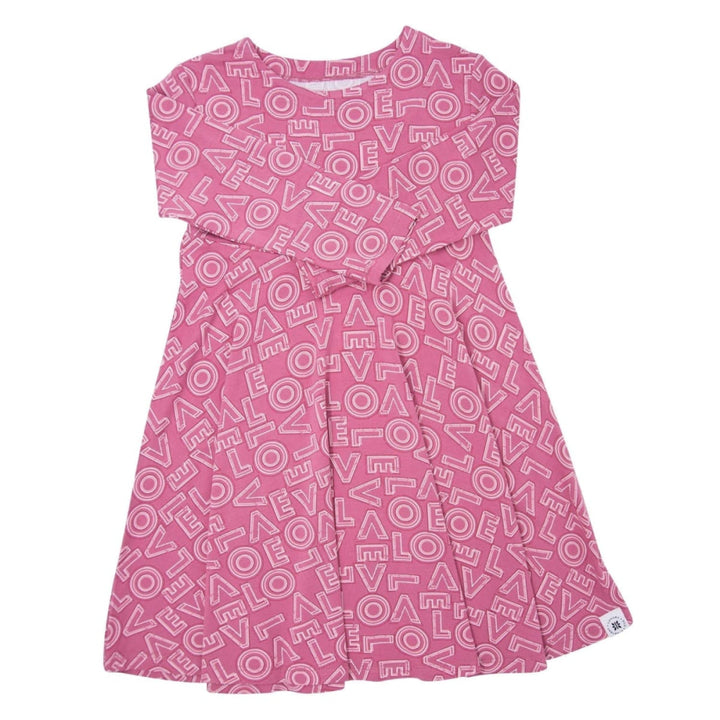 Swirly Girl Dress - All You Need Is Love French Rose - Dresses