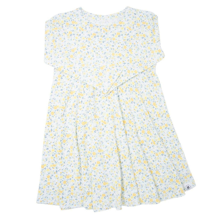 Swirly Girl Dress - Golden Sage - Dresses