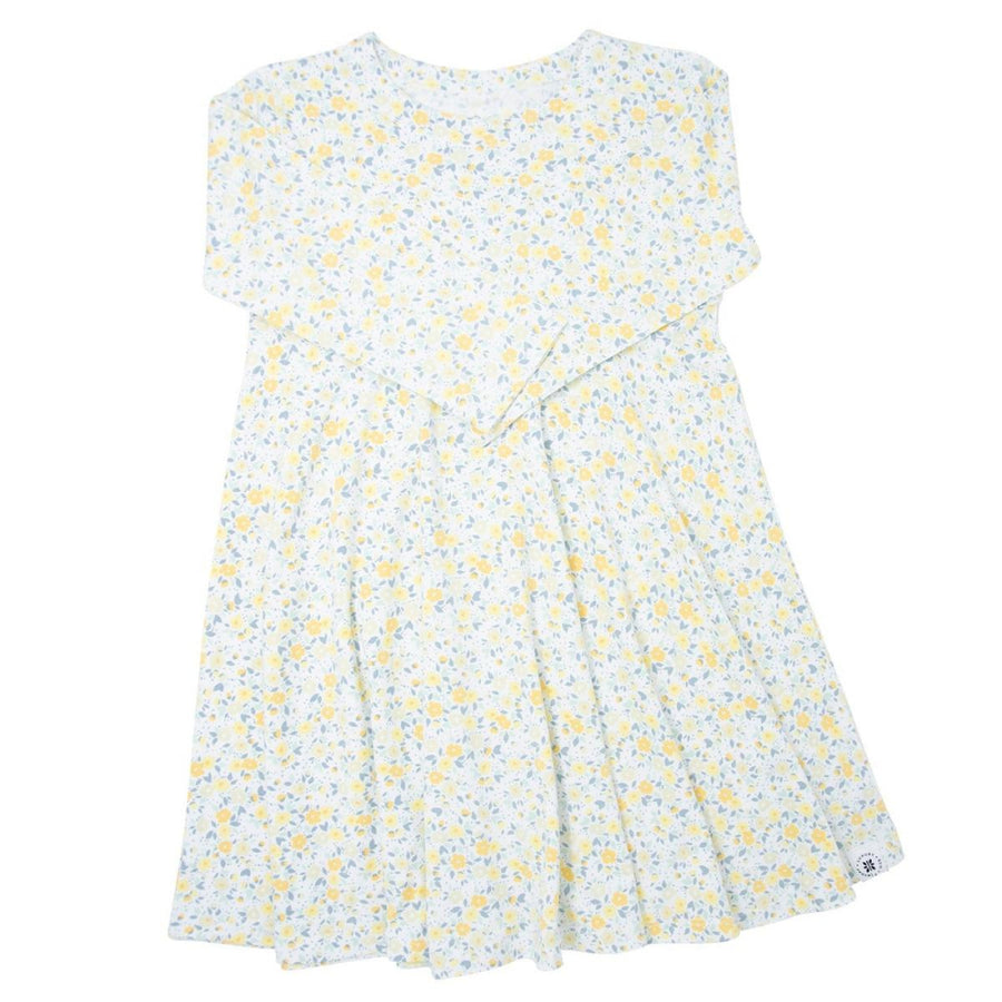 Swirly Girl Dress - Golden Sage - Dresses
