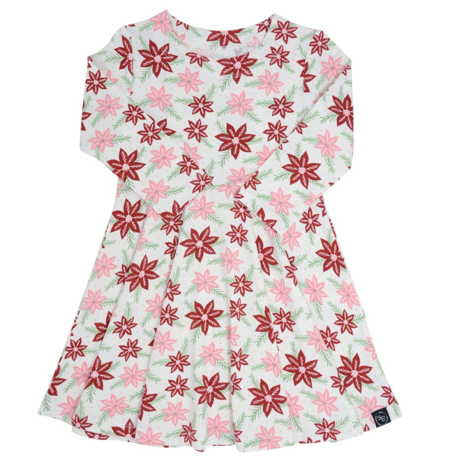 Swirly Girl Dress - Poinsettia - Dresses