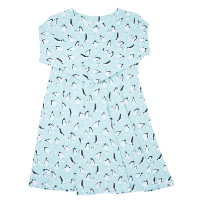Swirly Girl Dress - Silly Penguins - Dresses