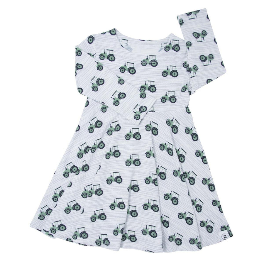 Swirly Girl Dress - Tractor - Dresses