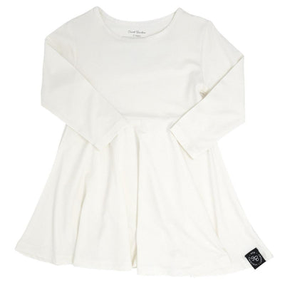 Swirly Girl Dress - Whispery White - Dresses