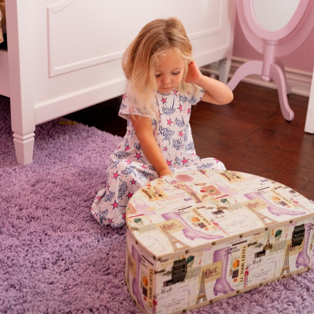 Swirly Girl Short Sleeve Dress - Magical Birthday - Dresses