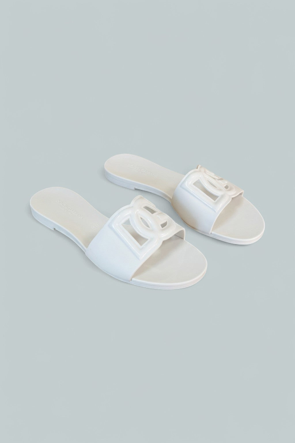 Women's Logo Pool Slide Sandals - Bianco