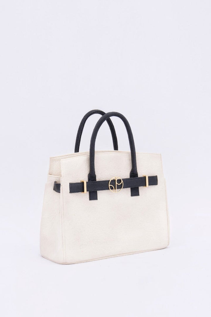 Sydney Handbag Pinatex - Latte White Bags 1 People 